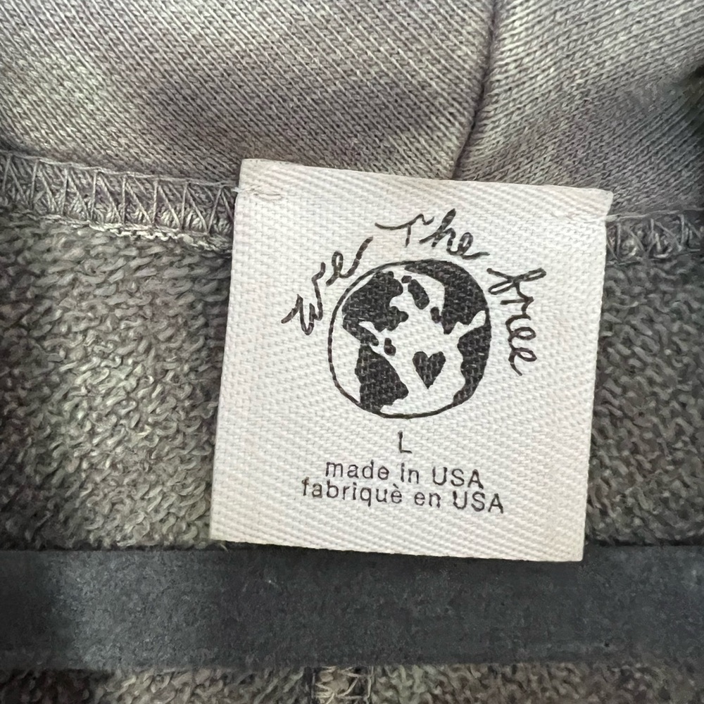 Free People Extreme Washed Hoodie Heathered green in L - Picture 7 of 9